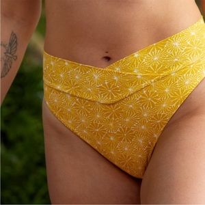 Aerie Crossover High Cut Cheeky Bikini Bottom